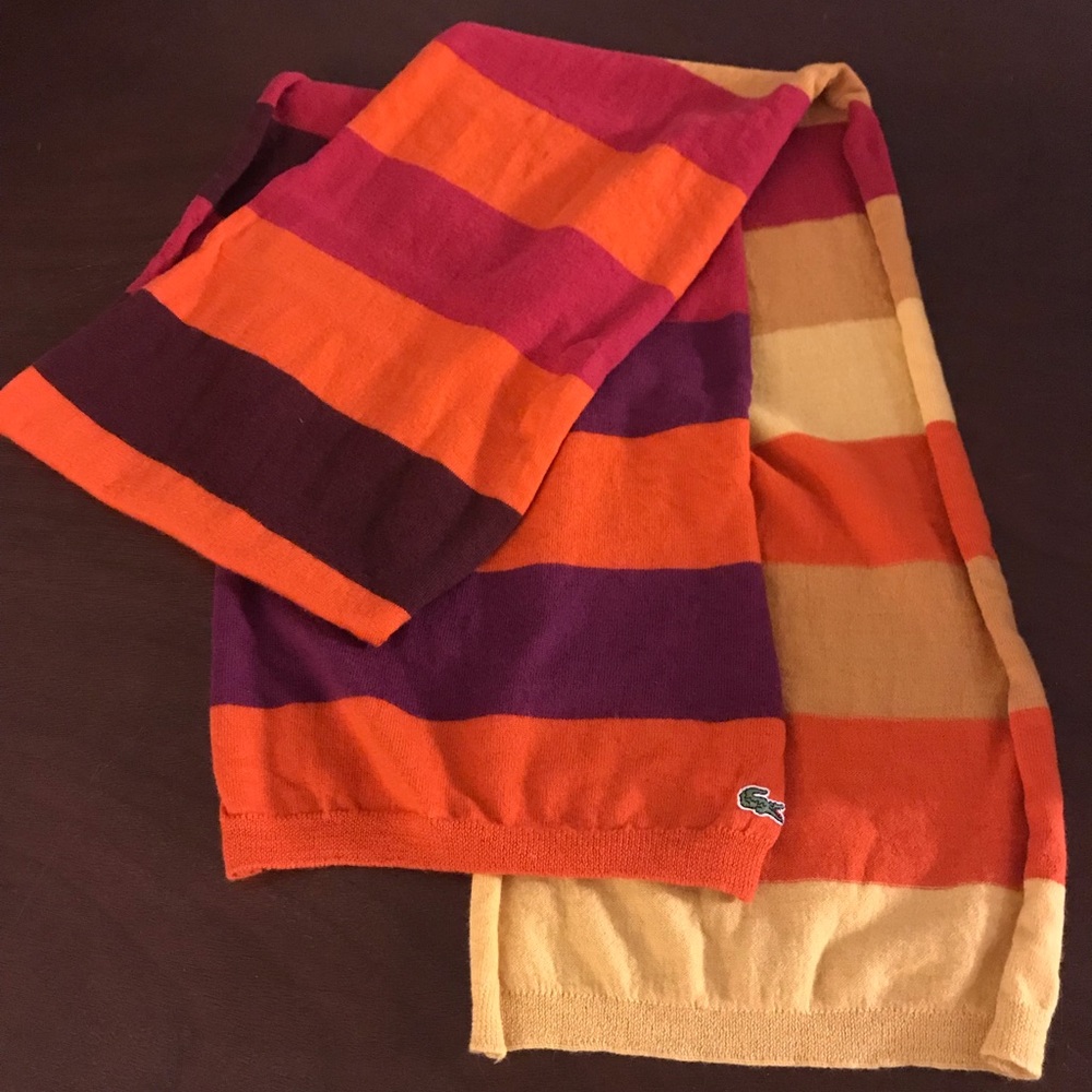 Lacoste Scarf - worn and washed once.